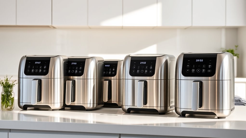 top stainless steel air fryers