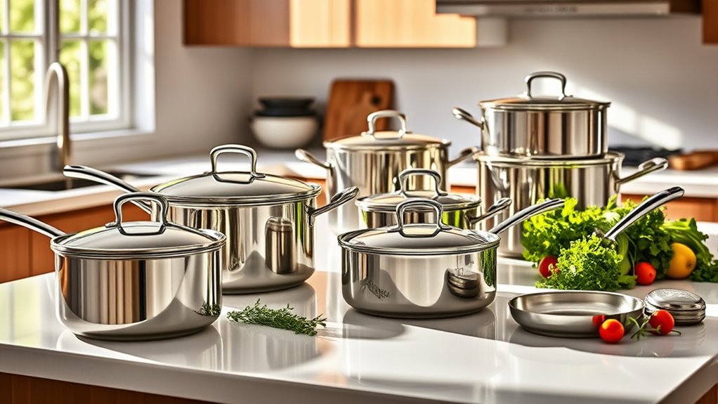 top stainless steel cookware