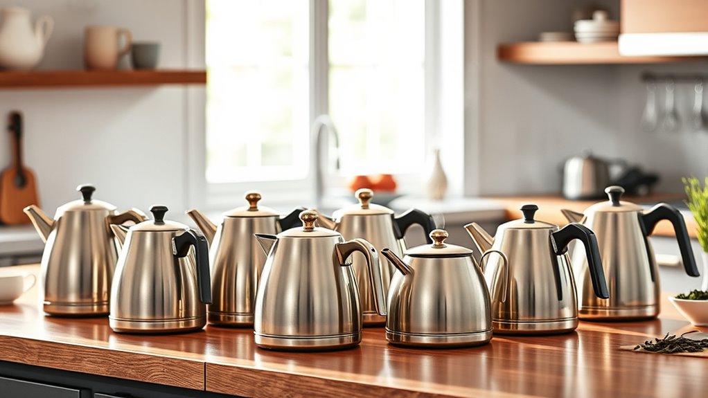 top stainless steel kettles