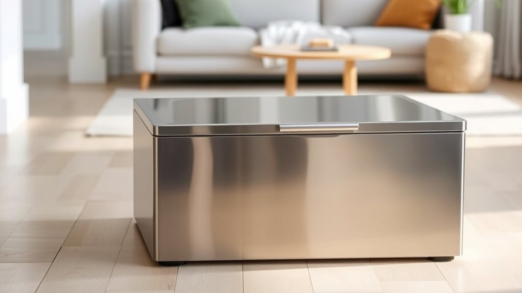 top stainless steel litter boxes