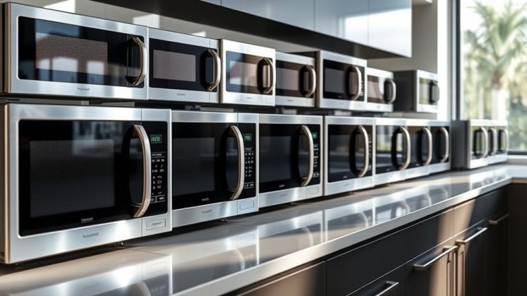 top stainless steel microwave options