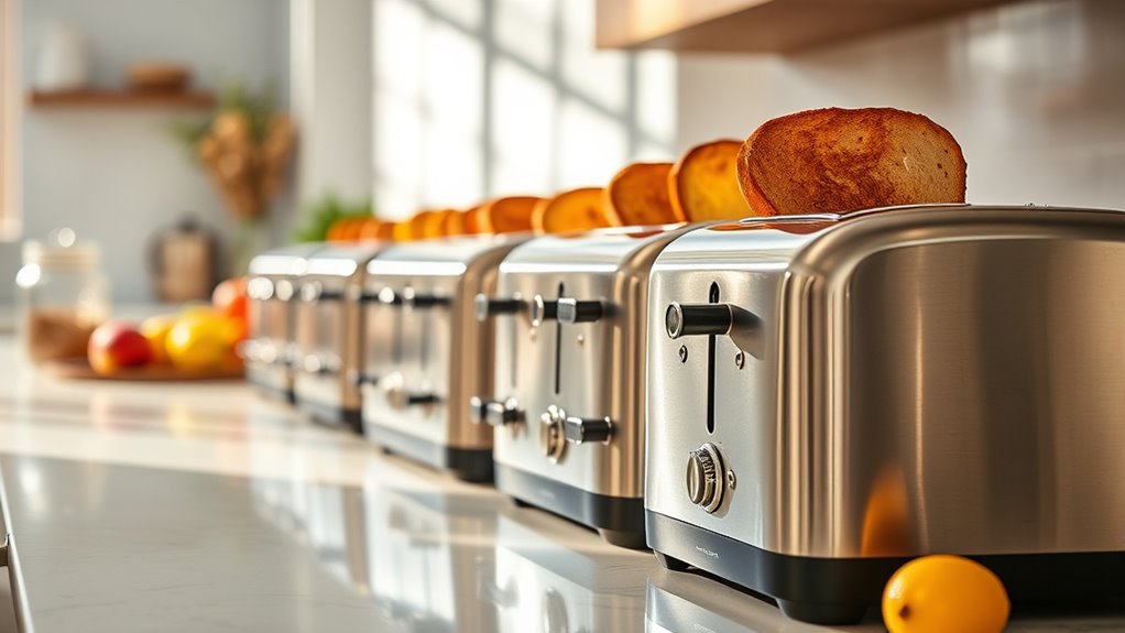 top stainless steel toasters