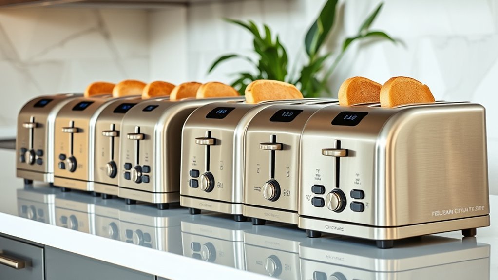 top stainless steel toasters