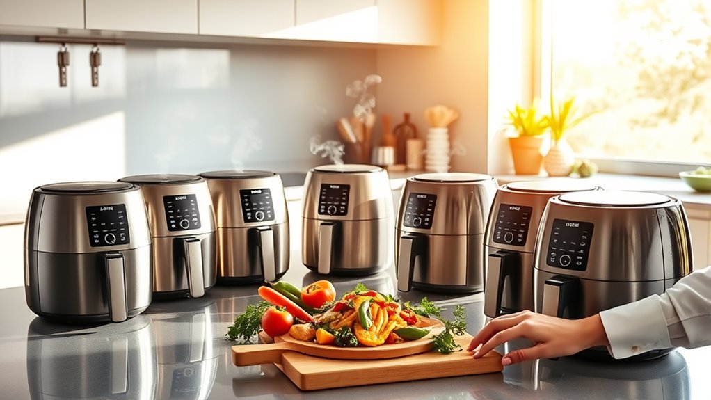 top steam air fryers