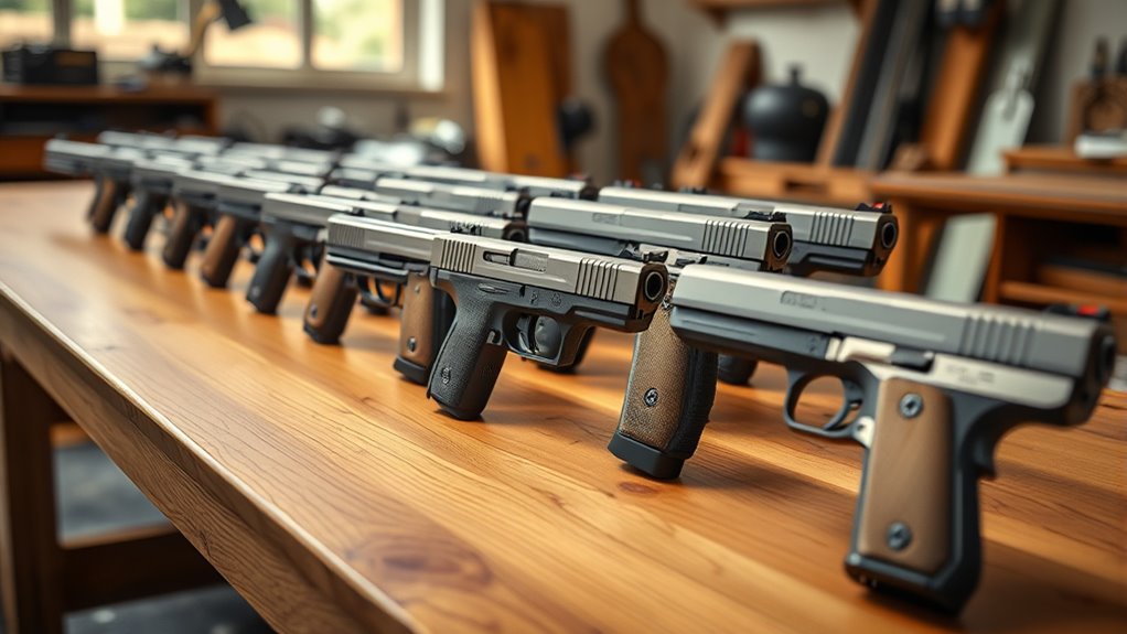 top t side pistols