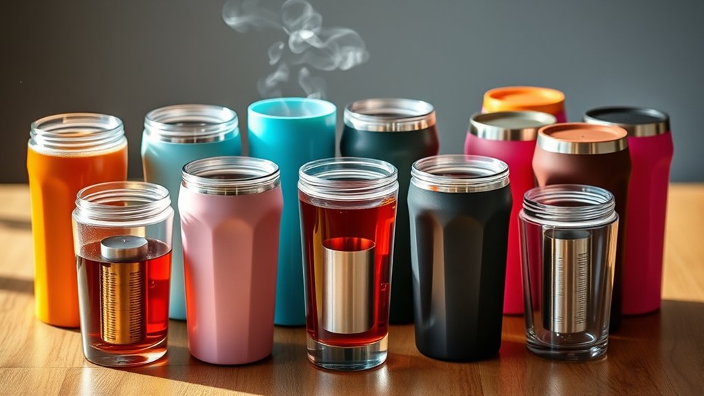 top tea infuser tumblers