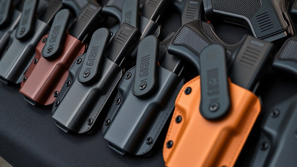 top thumb release holsters