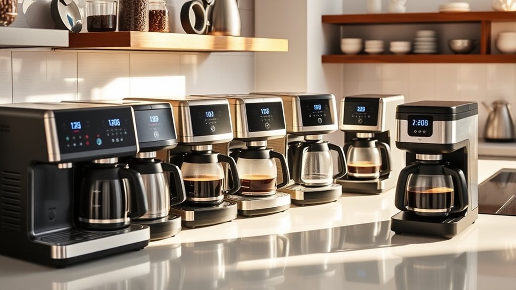 top timer coffee makers