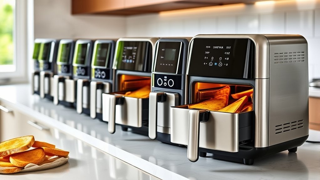 top toast oven air fryers