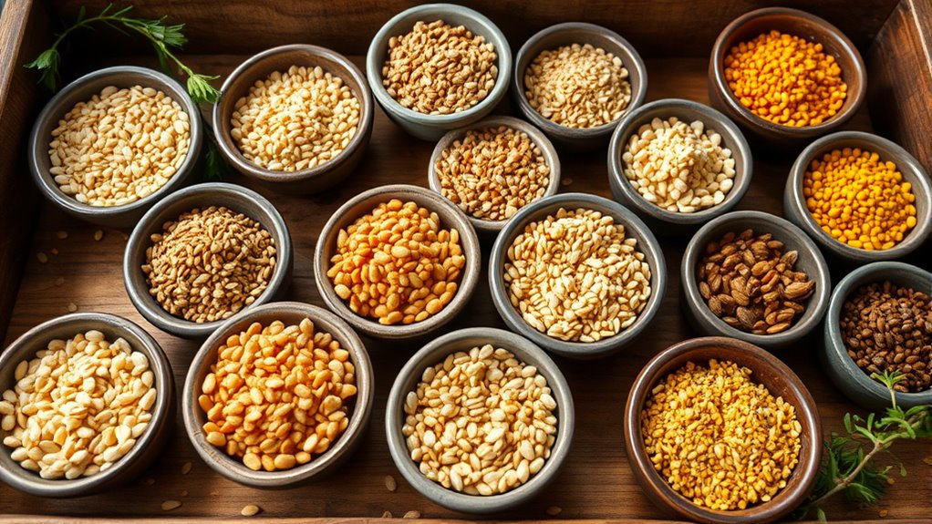 top toasted sesame seeds