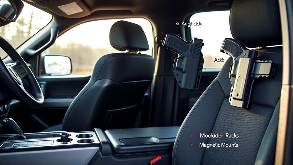 top truck pistol holders