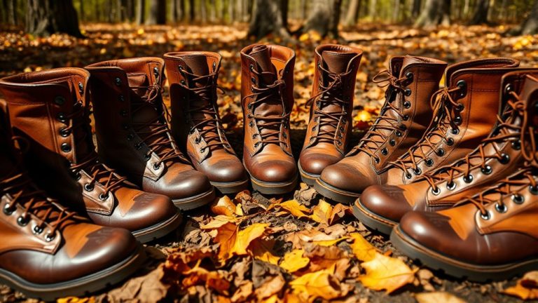 top u s leather hunting boots