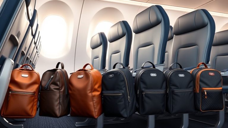 top under seat travel backpacks