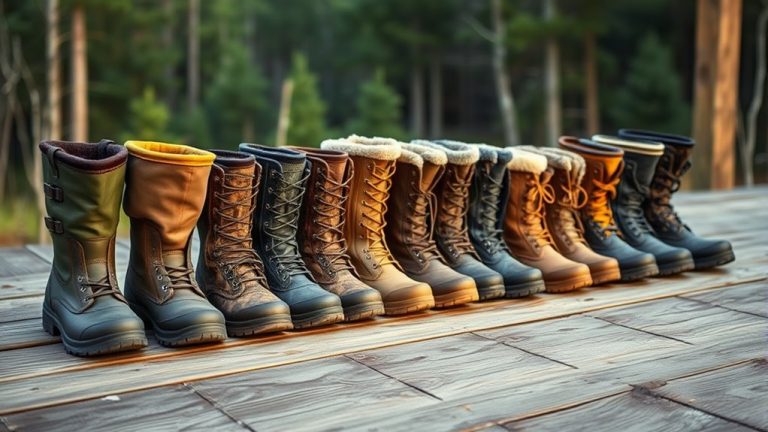 top warm rubber hunting boots
