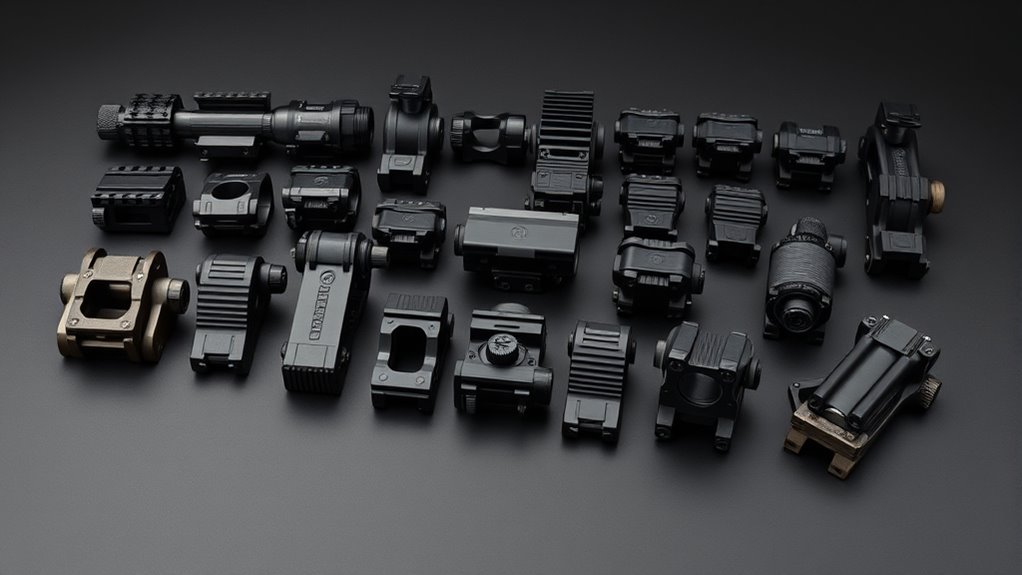 top weapon light mounts