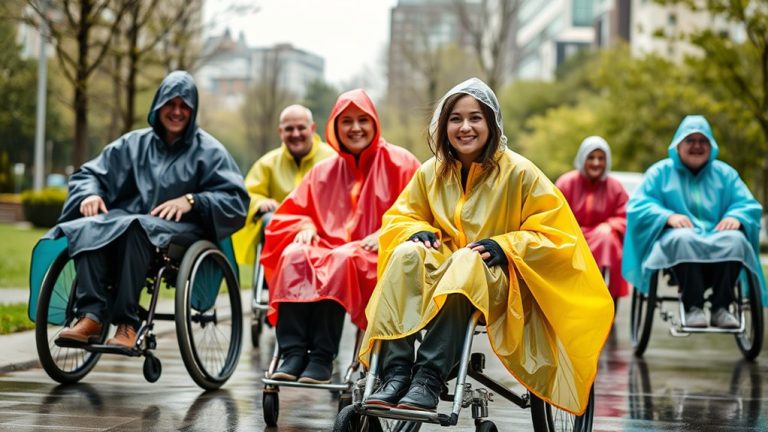 top wheelchair rain ponchos