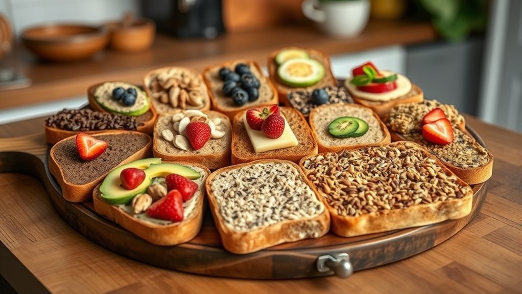 top whole grain toasts