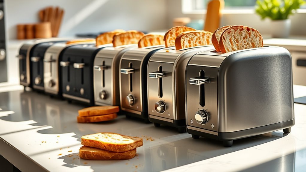 top wide bread toasters