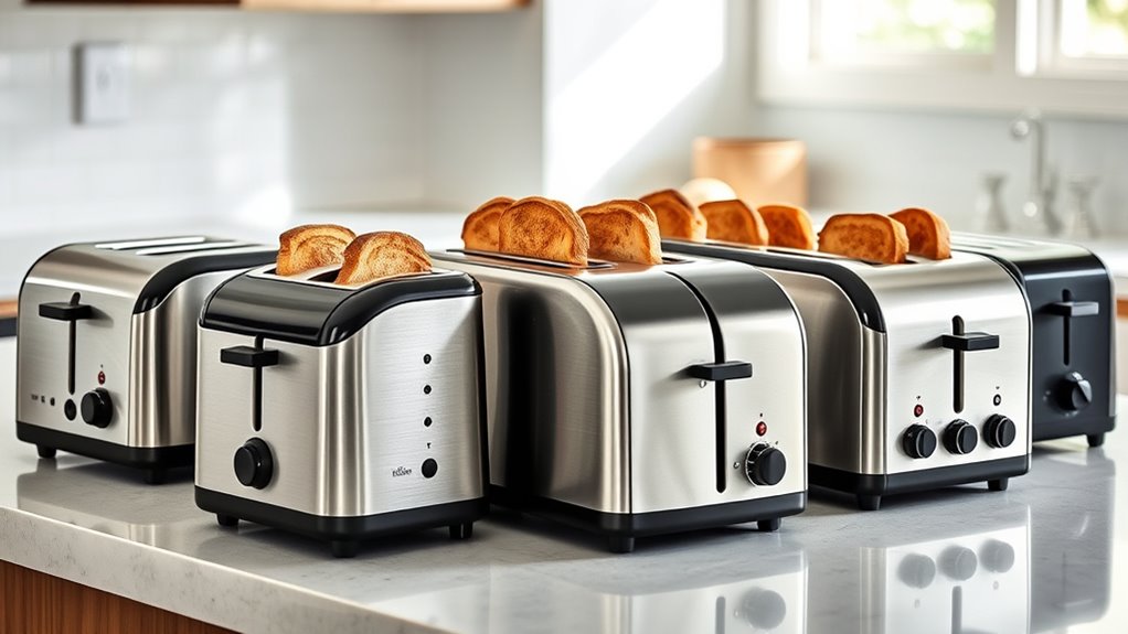 top wide slot toasters