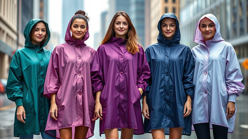 top women s rain ponchos