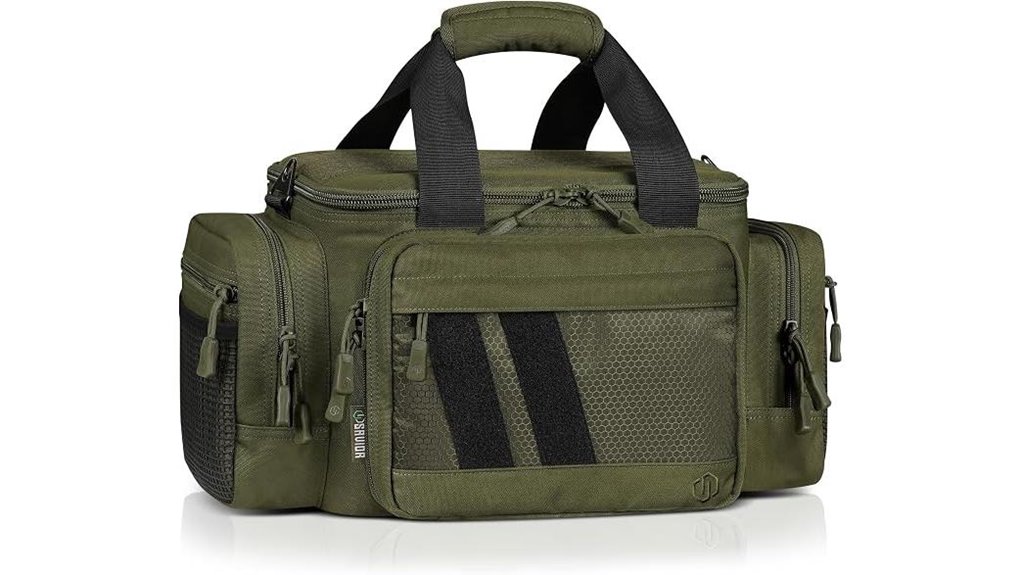 triple pistol range bag