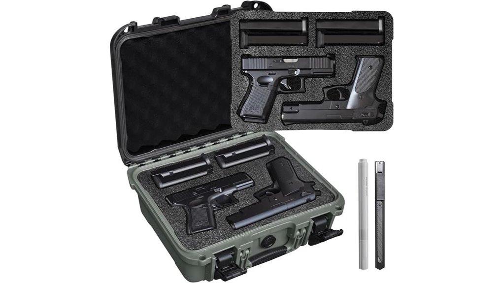 tsa approved hard pistol case