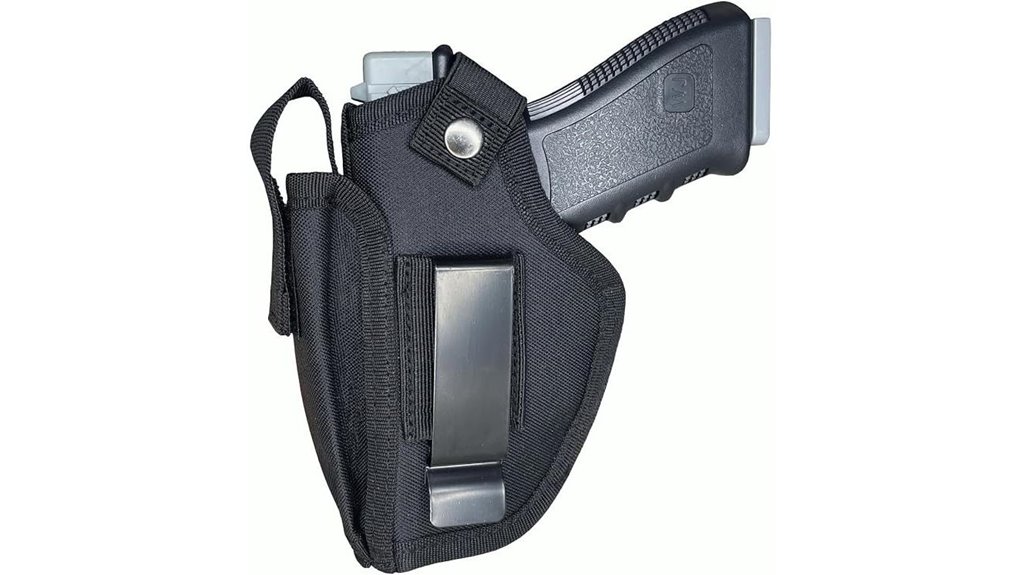 universal black gun holster