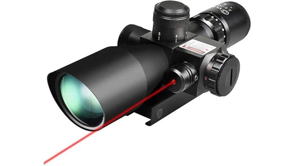 variable magnification rifle scope