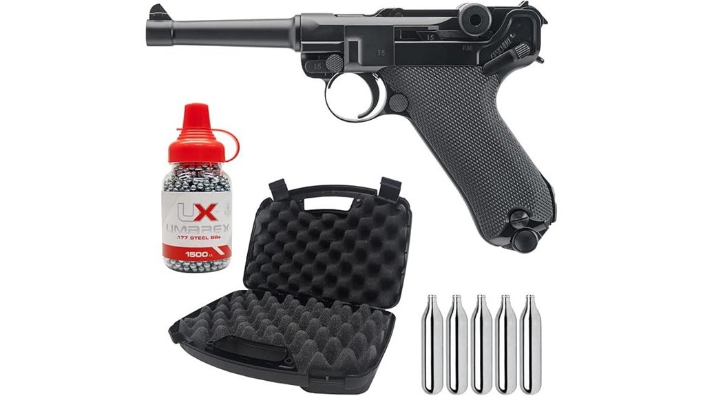vintage wwii pistol set