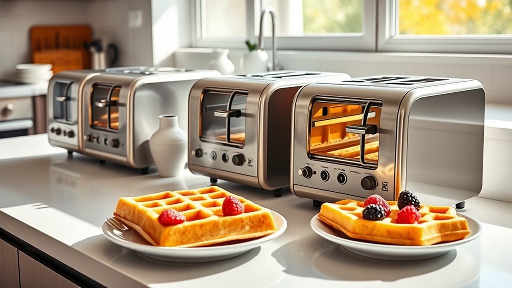waffle specific toasting features