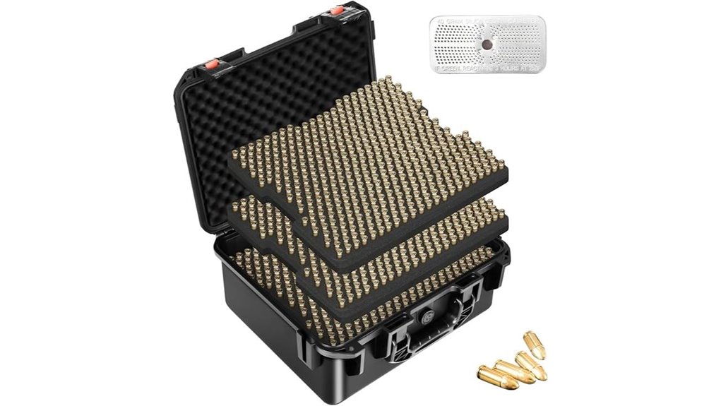 waterproof ammo storage case