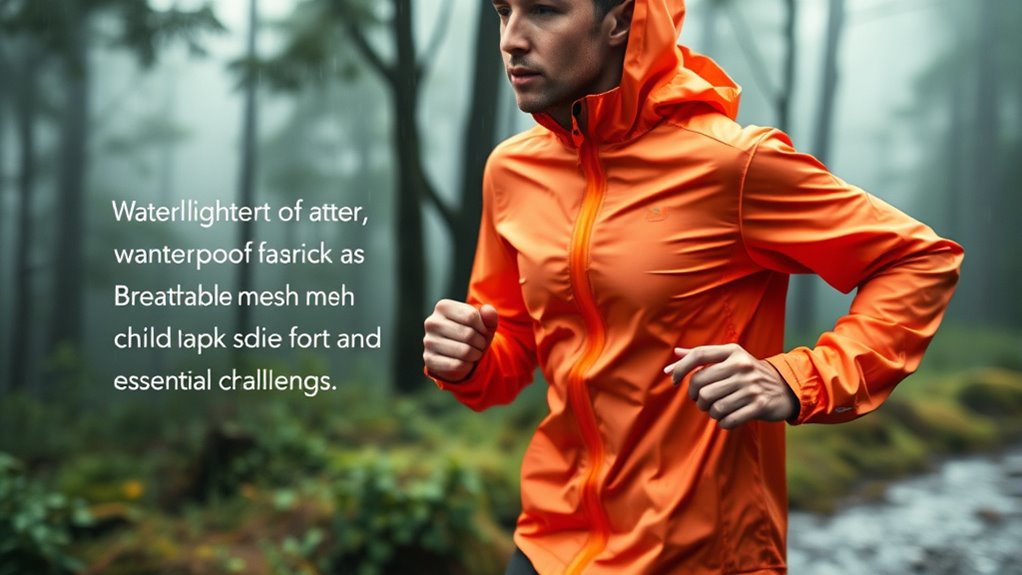 waterproof breathable lightweight fit
