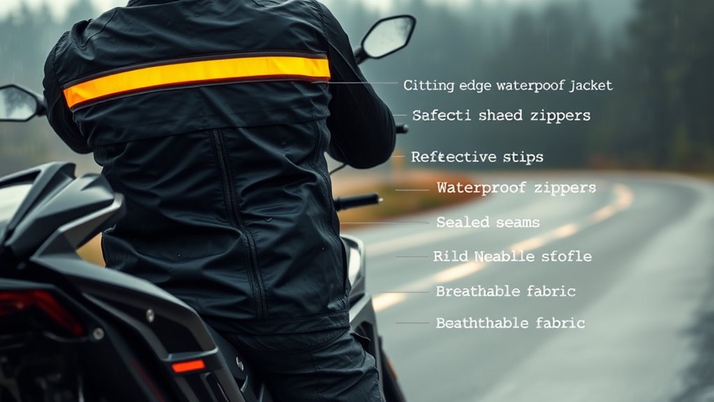 waterproof breathable motorcycle jacket