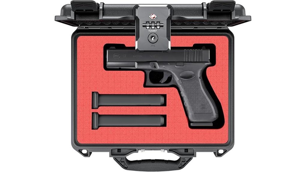 waterproof shockproof pistol case
