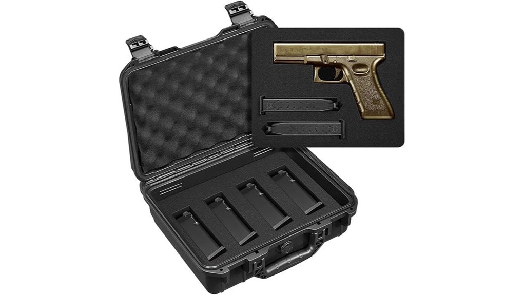 waterproof tsa lockable pistol case