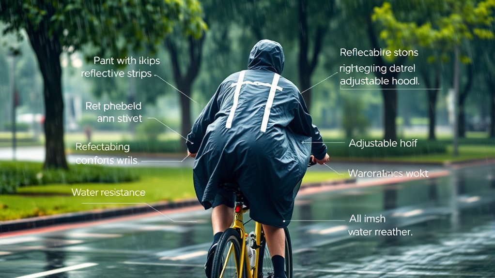 weatherproof adjustable visible breathable