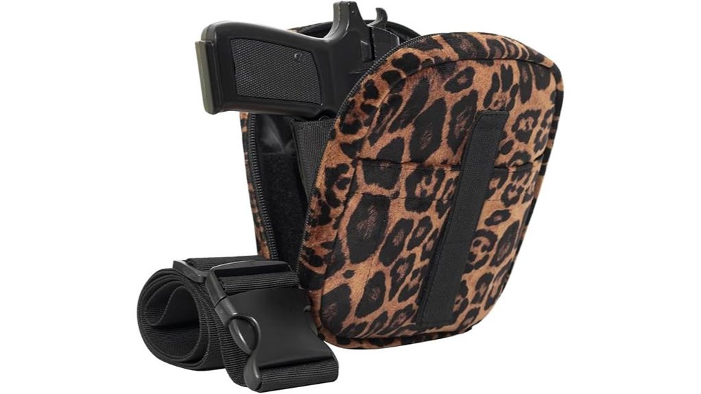 women s leopard gun bag