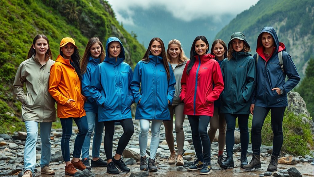 women s waterproof jackets selection