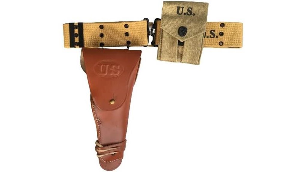 wwii era military pistol belt