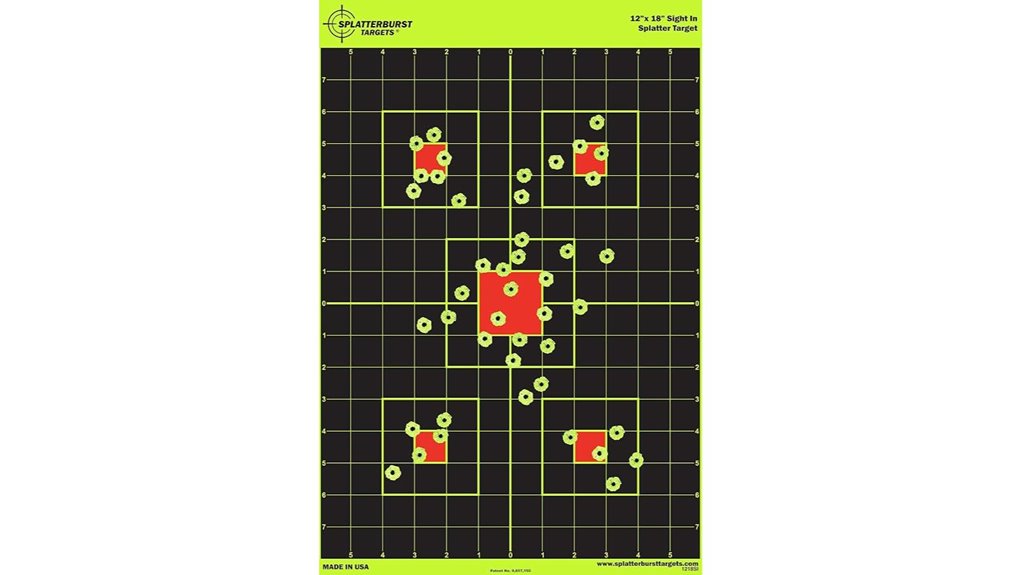 yellow 12x18 impact target
