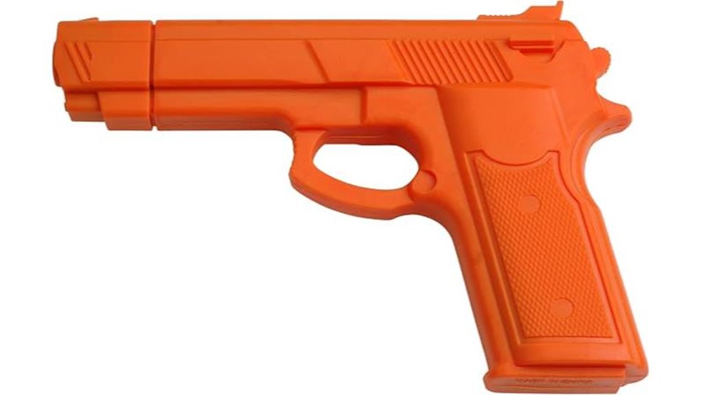 yellow 7 inch rubber pistol