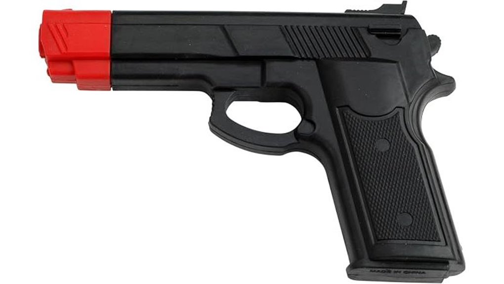yellow 7 inch rubber pistol