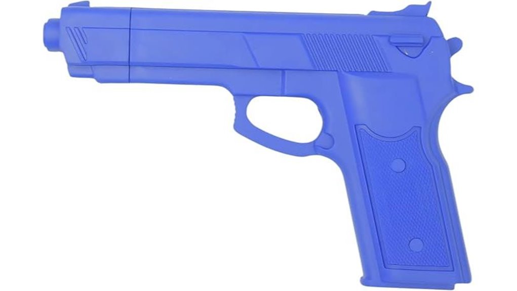 yellow 7 inch rubber pistol