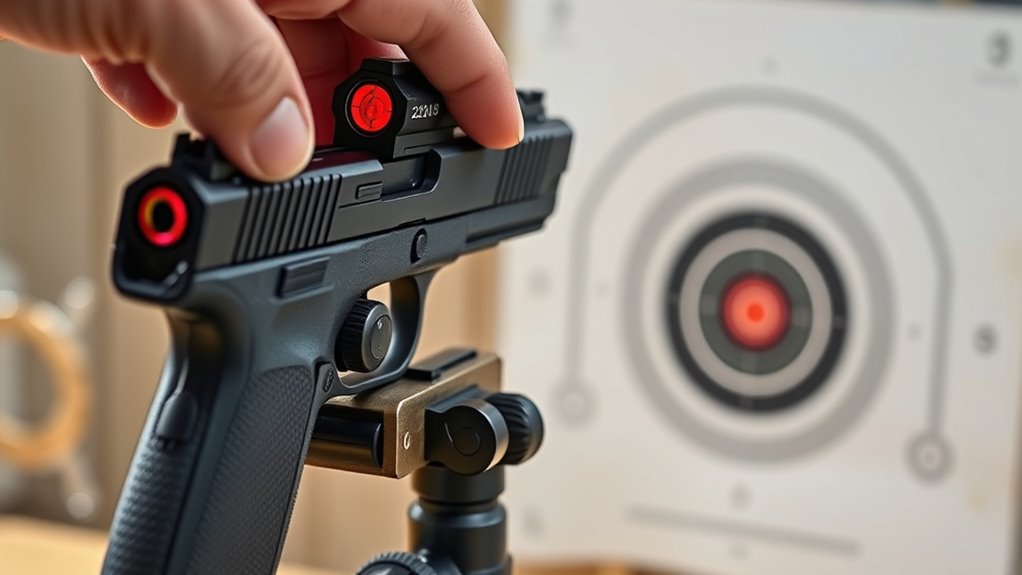 adjust aim fire confirm