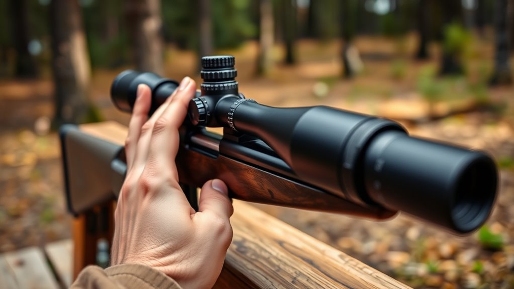 adjust scope for clear sight