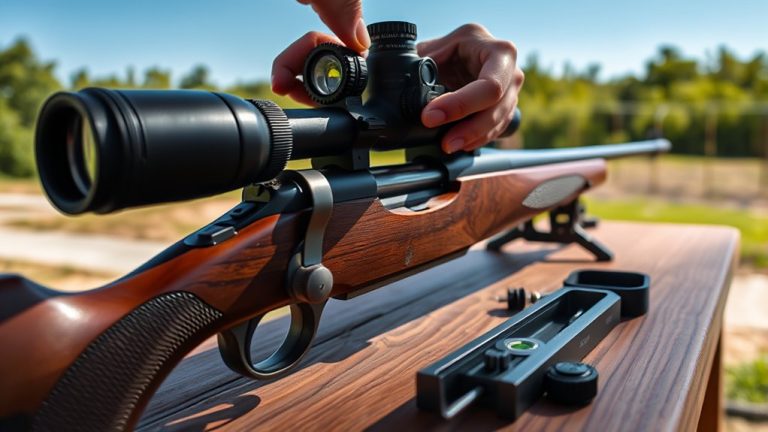 aligning rifle scope precisely