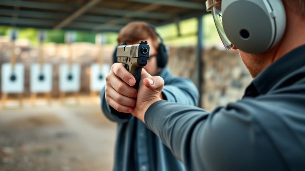always treat firearms safely
