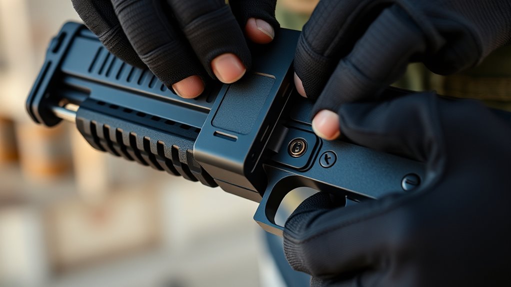 attach vertical grip properly