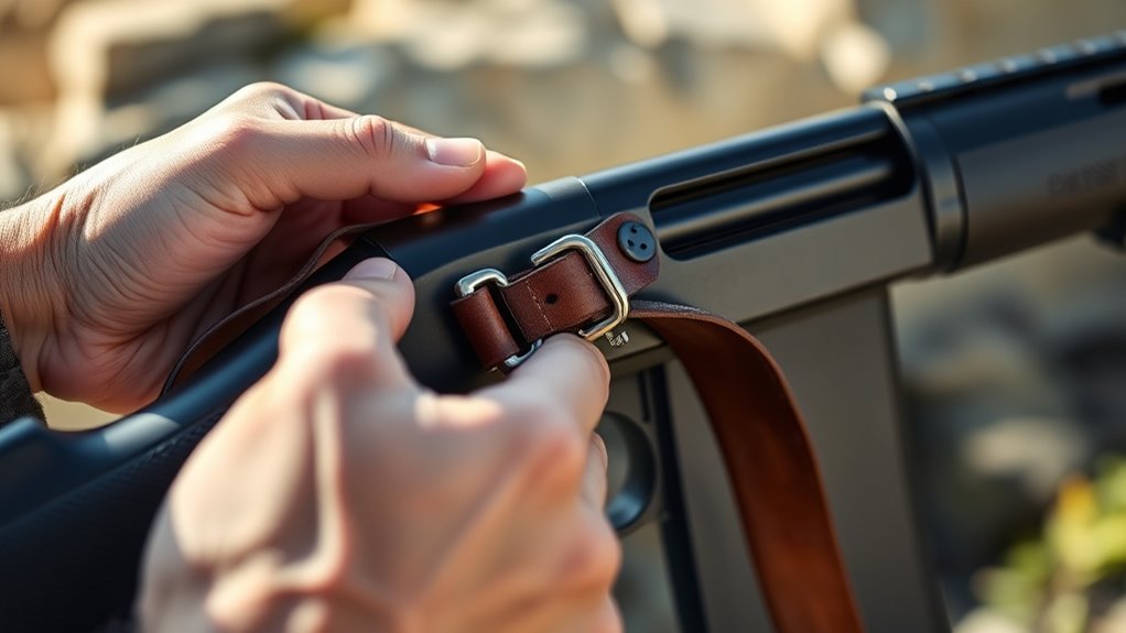 attaching a rifle sling
