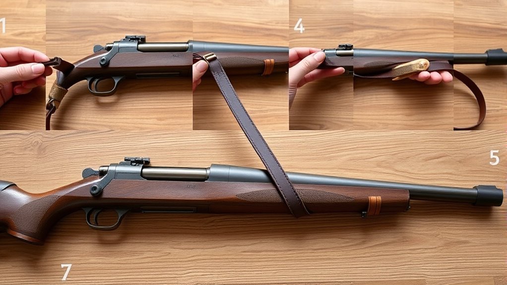 attaching rifle sling easily